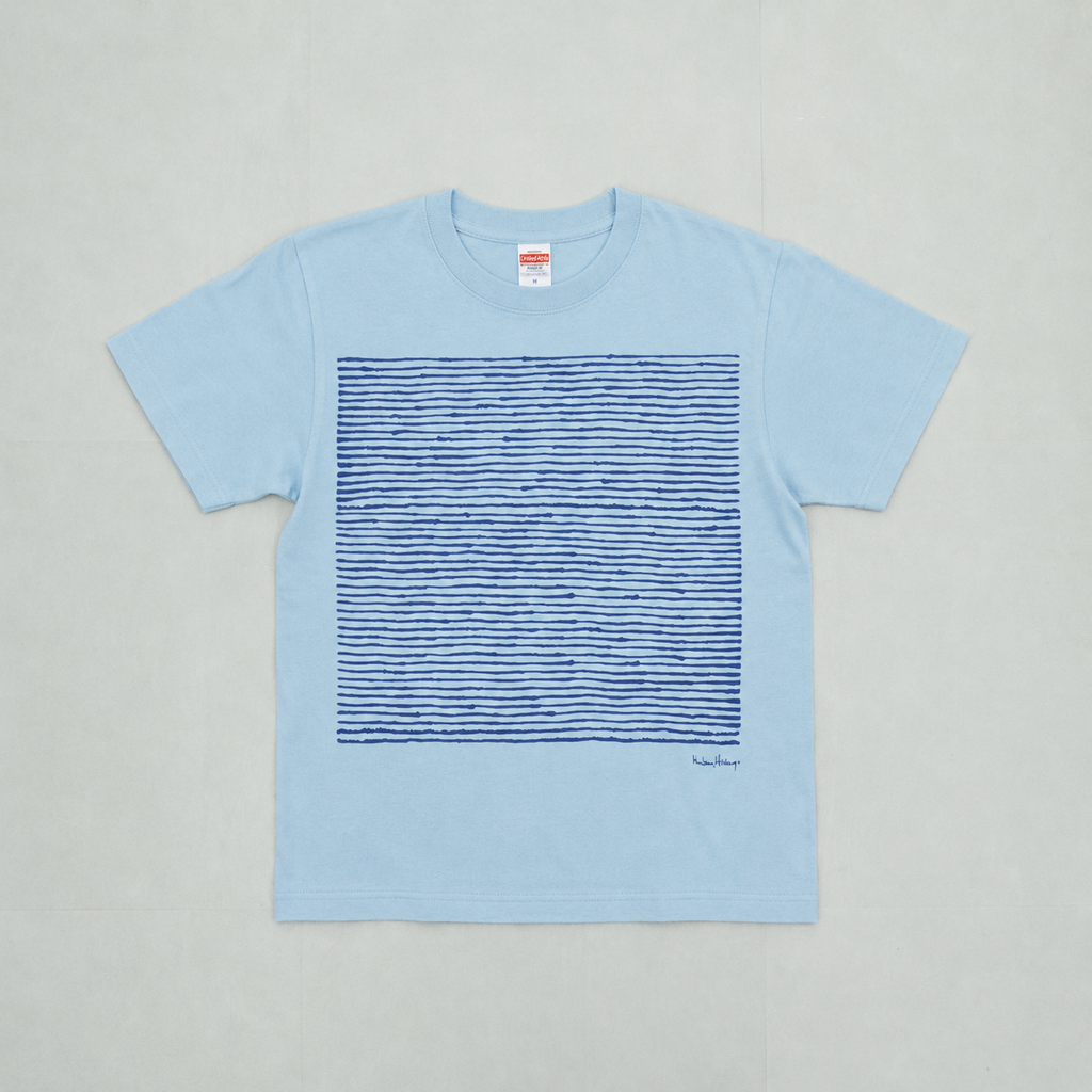 Tシャツ（波・ライトブルー）