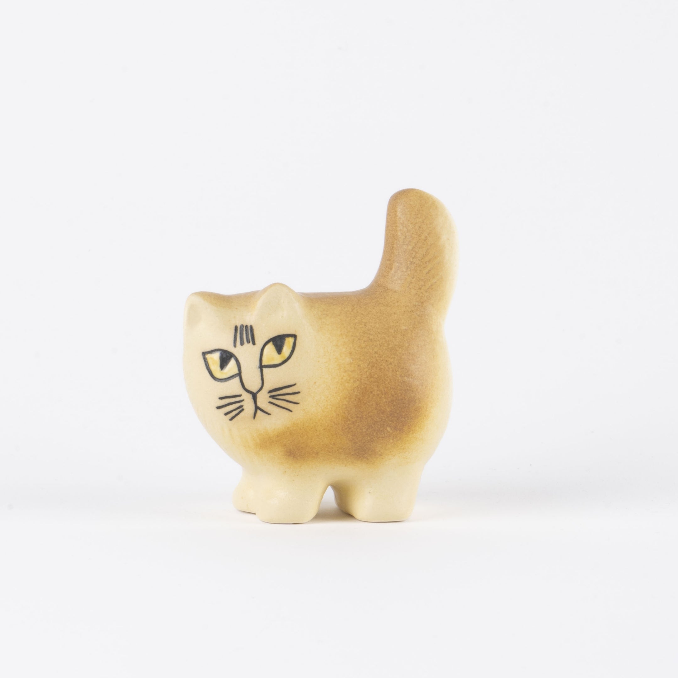 Lisa Larson｜丸いフォルムが可愛いキャットモア ミニ ブラック