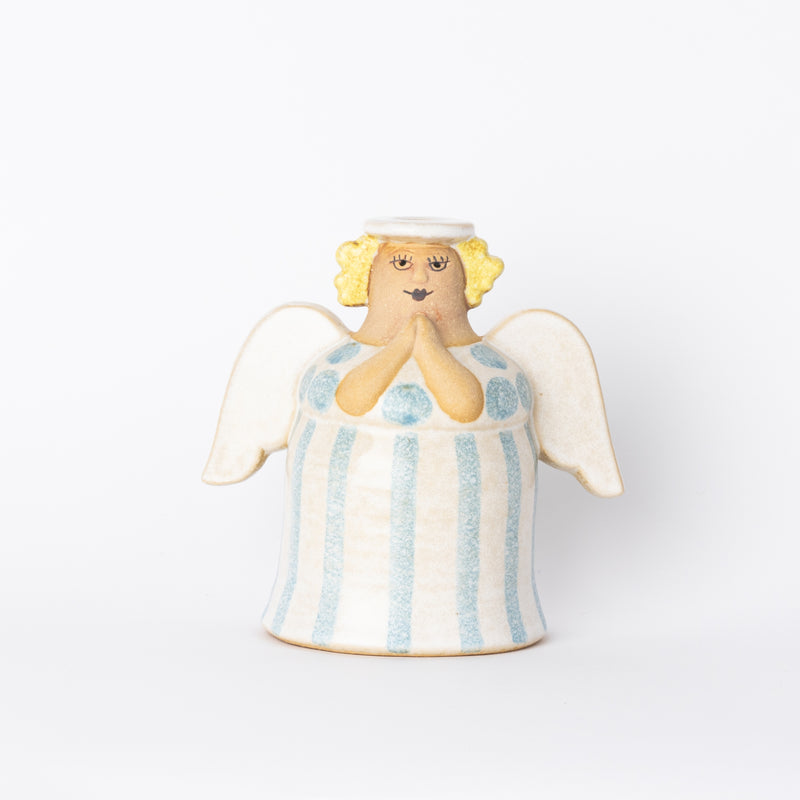 Candle Holder Angel (White) No.25