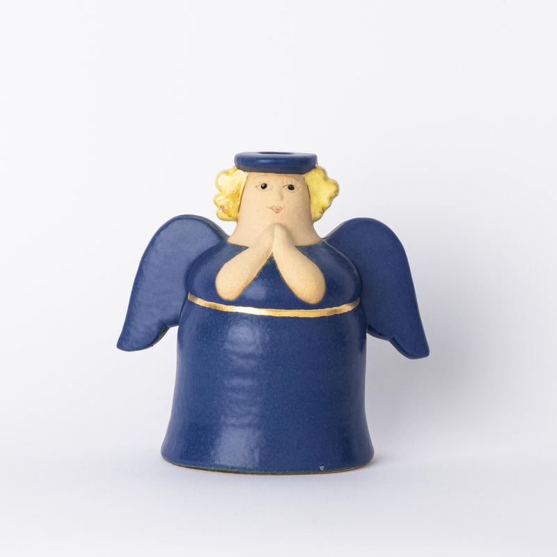 Candle Holder Angel (Blue) No.23