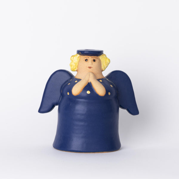 Candle Holder Angel (Blue) No.24