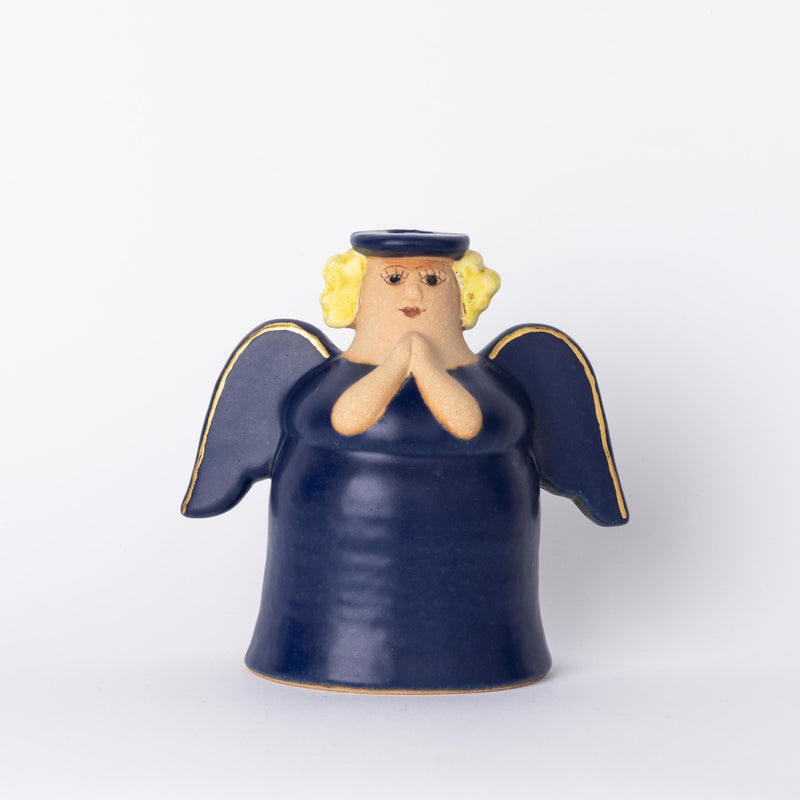 Candle Holder Angel (Blue) No.25