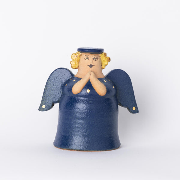 Candle Holder Angel (Blue) No.28