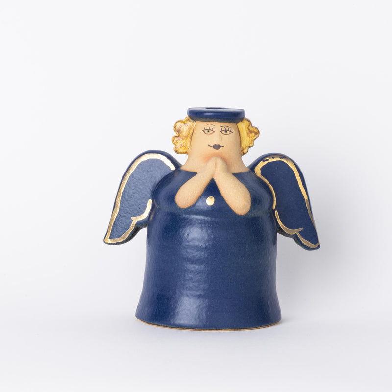 Candle Holder Angel (Blue) No.30