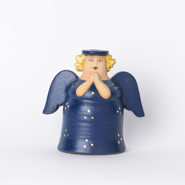 Candle Holder Angel (Blue) No.32