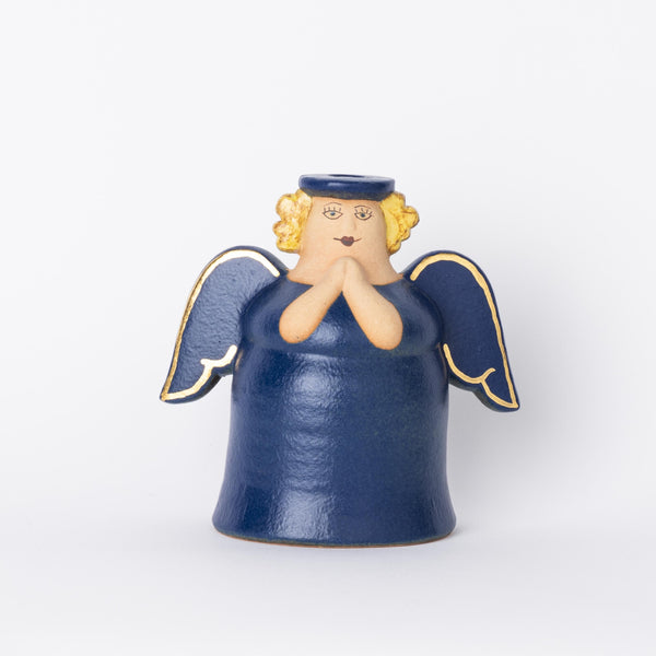 Candle Holder Angel (Blue) No.33