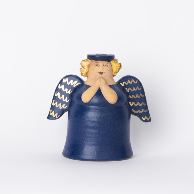 Candle Holder Angel (Blue) No.34