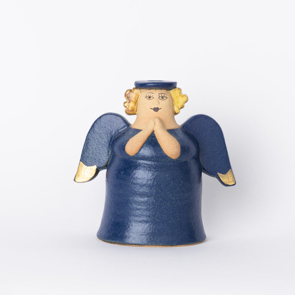 Candle Holder Angel (Blue) No.35