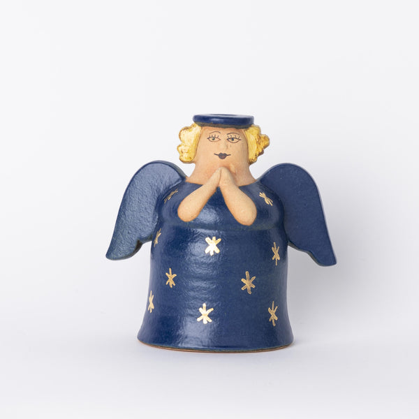 Candle Holder Angel (Blue) No.36