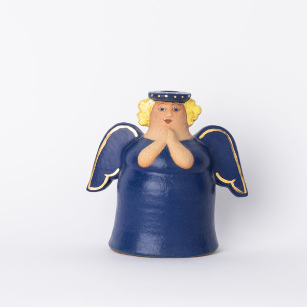 Candle Holder Angel (Blue) No.37