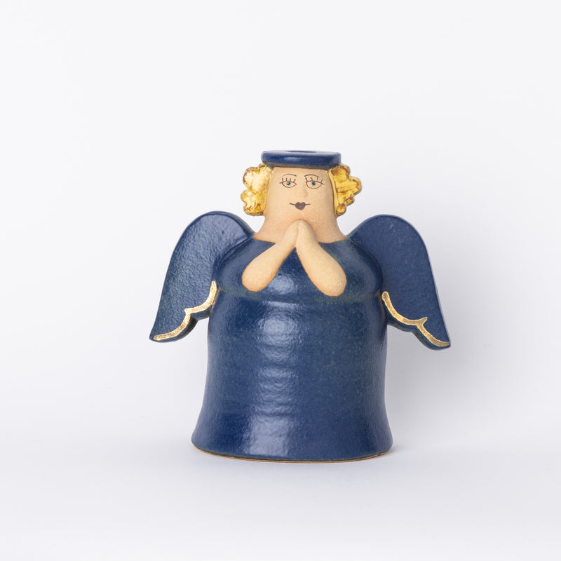 Candle Holder Angel (Blue) No.38