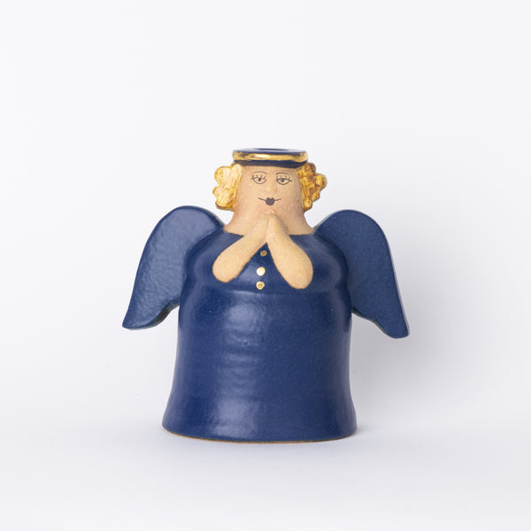 Candle Holder Angel (Blue) No.39