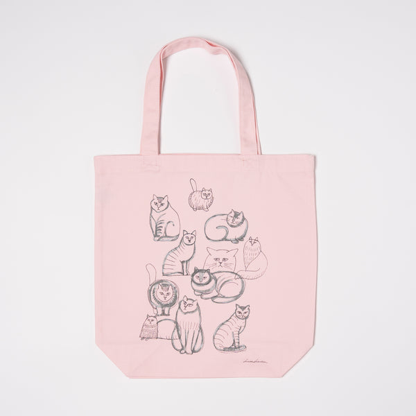 トートバッグ（Found Cats Series・ピンク）