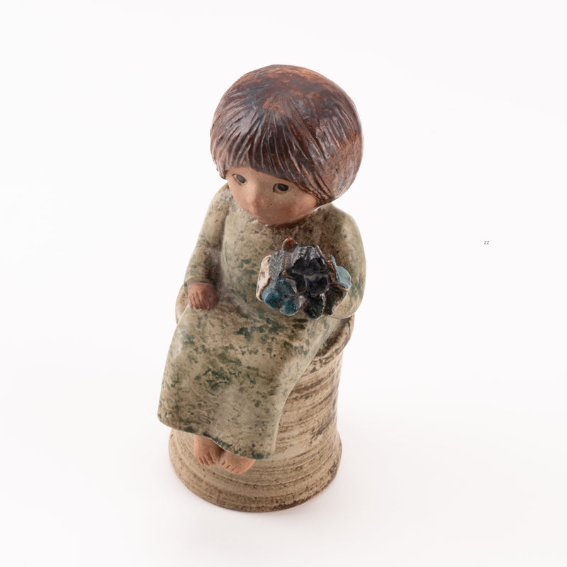 Girl with flowers (1977) Green