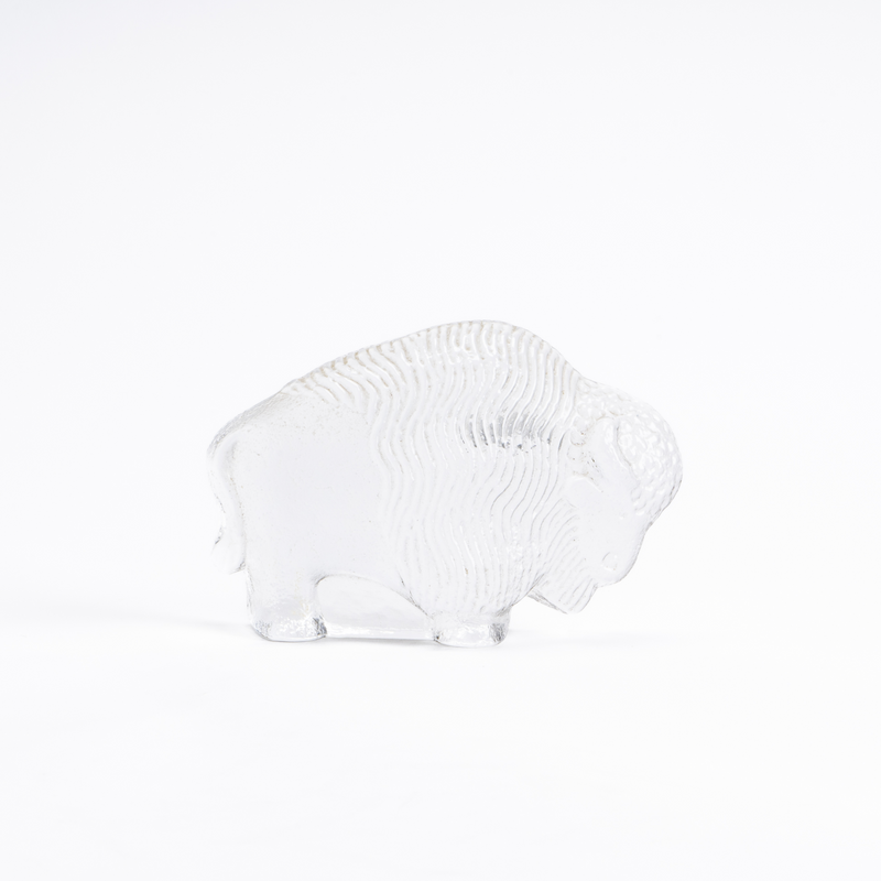 ROYAL KRONA Glass Bison