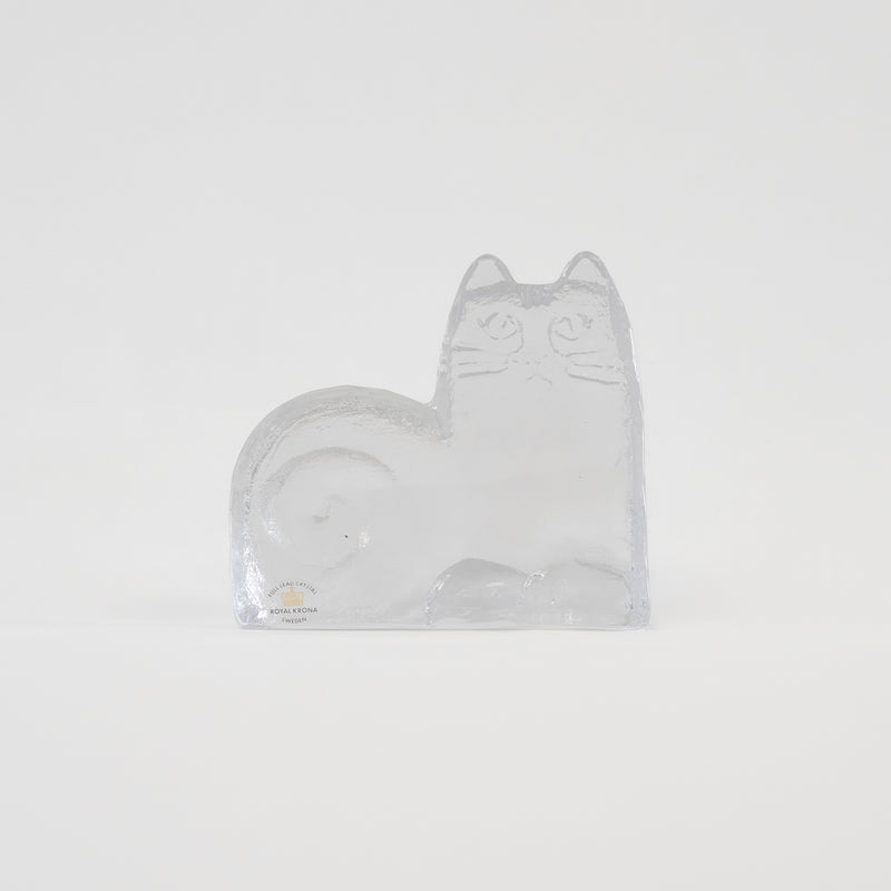 ROYAL KRONA Glass Cat