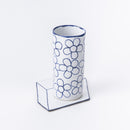 台にのったような花瓶（花）