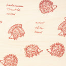 托盤M（刺猬貝克，紅色）