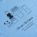 t恤（我和我的船长NO.3萨克斯蓝）