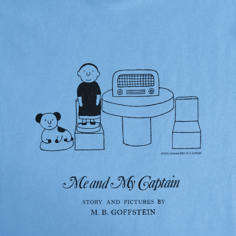 Tシャツ（私と私の船長さんNO.3・サックスブルー）