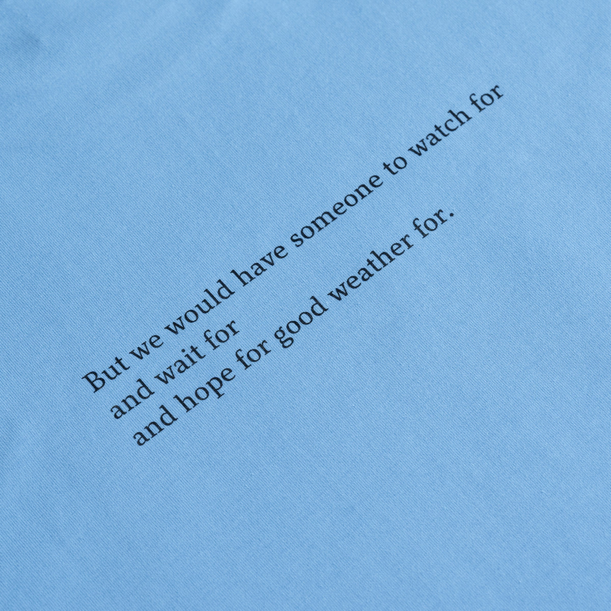 Tシャツ（私と私の船長さんNO.3・サックスブルー）