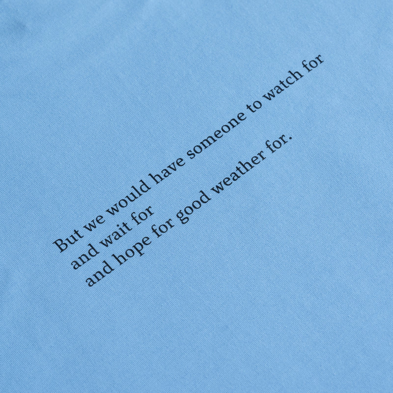 Tシャツ（私と私の船長さんNO.3・サックスブルー）