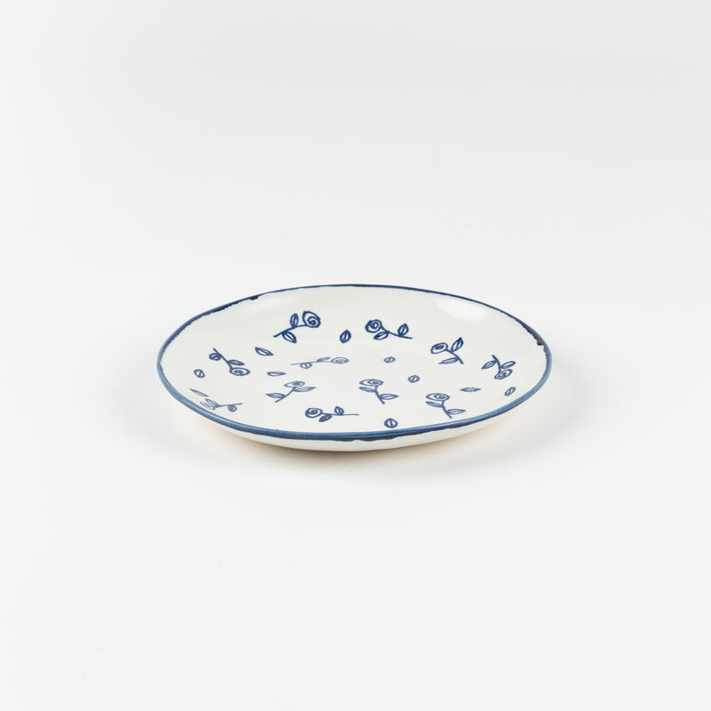 マリアンヌの丸い皿（ローズ・seto）2枚セット