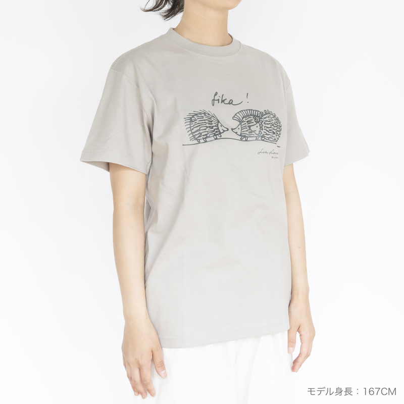 T -shirt (hedgehog light gray)