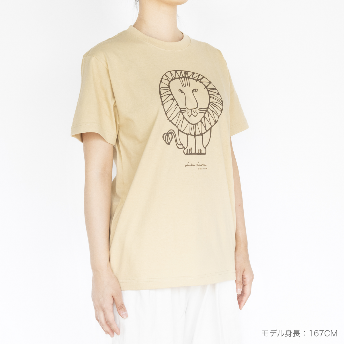 MULGA ライオンデザイン Tシャツ ホワイト L Tシャツ(ライオン)