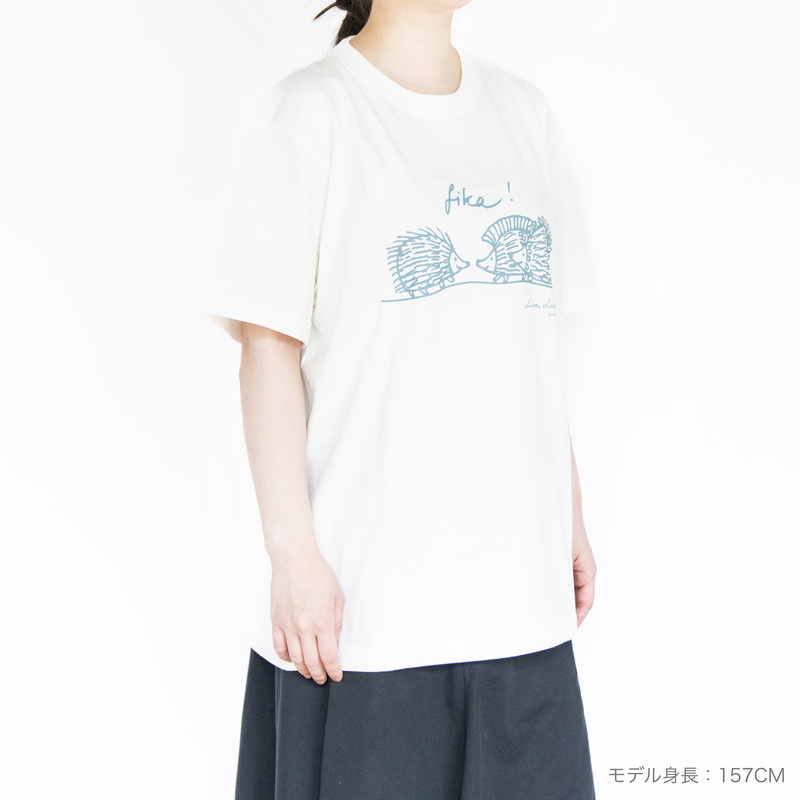 Tシャツ(ハリネズミ・バニラホワイト) Tシャツ(ハリネズミ・バニラホワイト)