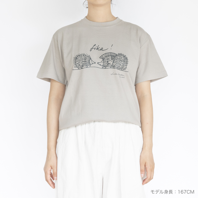 Tシャツ(ハリネズミ・ライトグレー) Tシャツ(ハリネズミ・ライトグレー)
