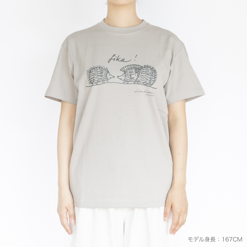 Tシャツ(ハリネズミ・ライトグレー) Tシャツ(ハリネズミ・ライトグレー)