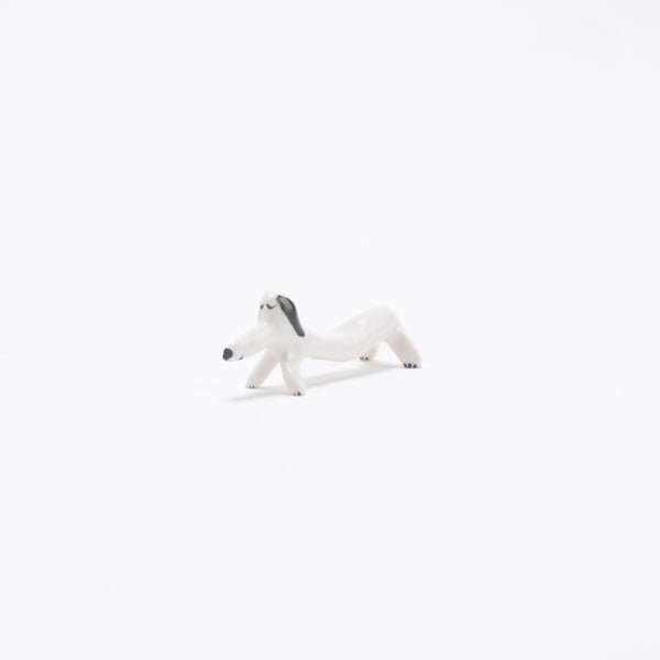 犬の形の箸置き 箸置き（うたたねしている犬・黒）