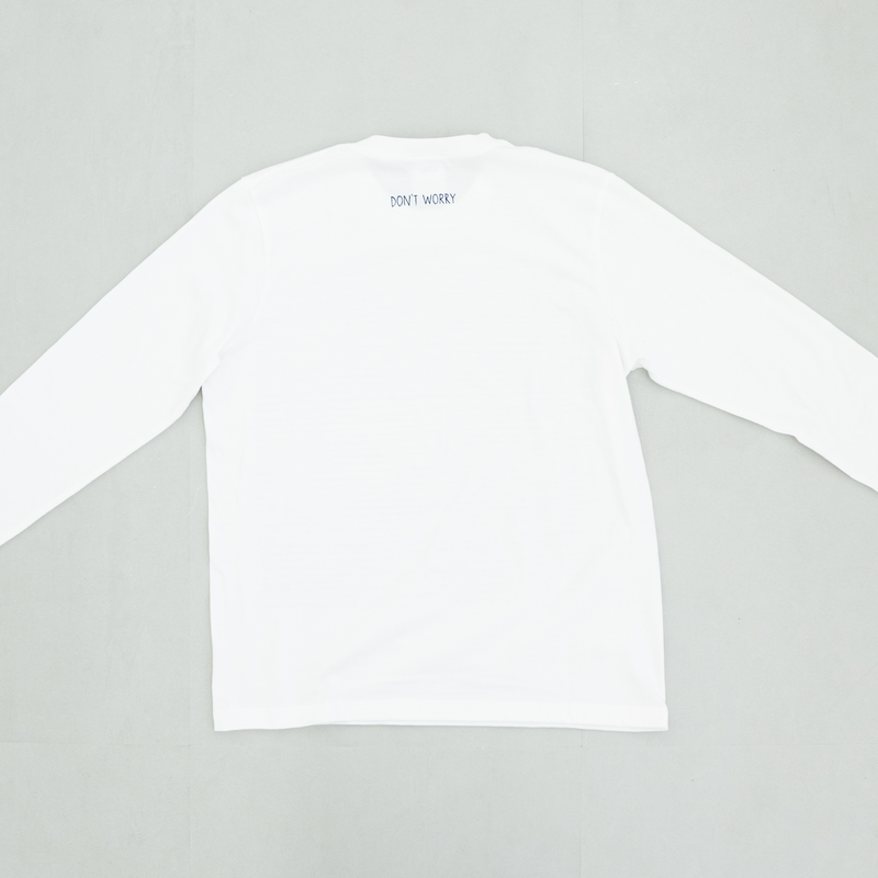 Long T -shirt (wave / white)
