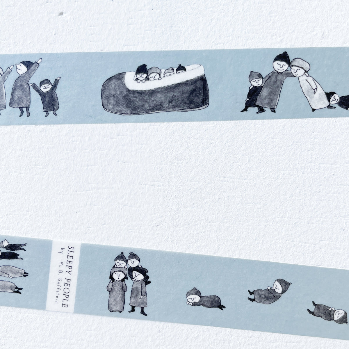 マスキングテープ（20mm・ねむたいひとたち）