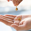 Skultuna獅子耳環（黃金）