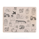 Bath mat with diatomaceous earth