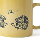 FIKAマグカップ（はりねずみ3兄弟）イエロー