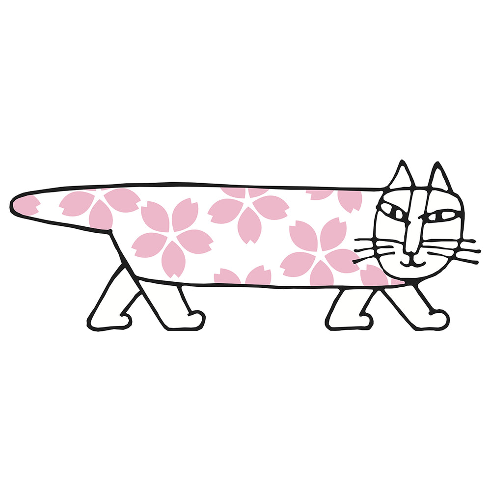 よっこ973新品 コイビトミサキ綿100 大花printAラインTU ダイカットカード（さくらマイキー）