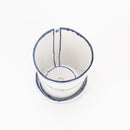 バケツの植木鉢（単体植え・アテナータ斑入り）(seto)