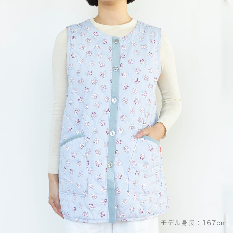 Quilt vest (sketch cats)