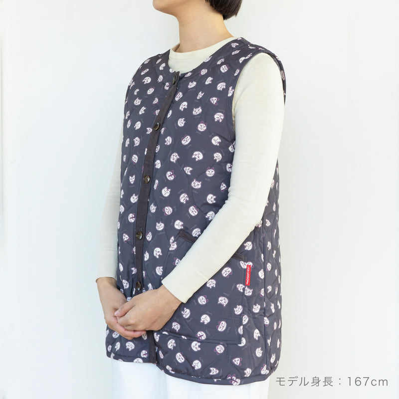 Quilt vest (sketch cats)