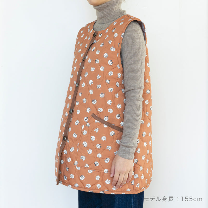 Quilt vest (sketch cats)