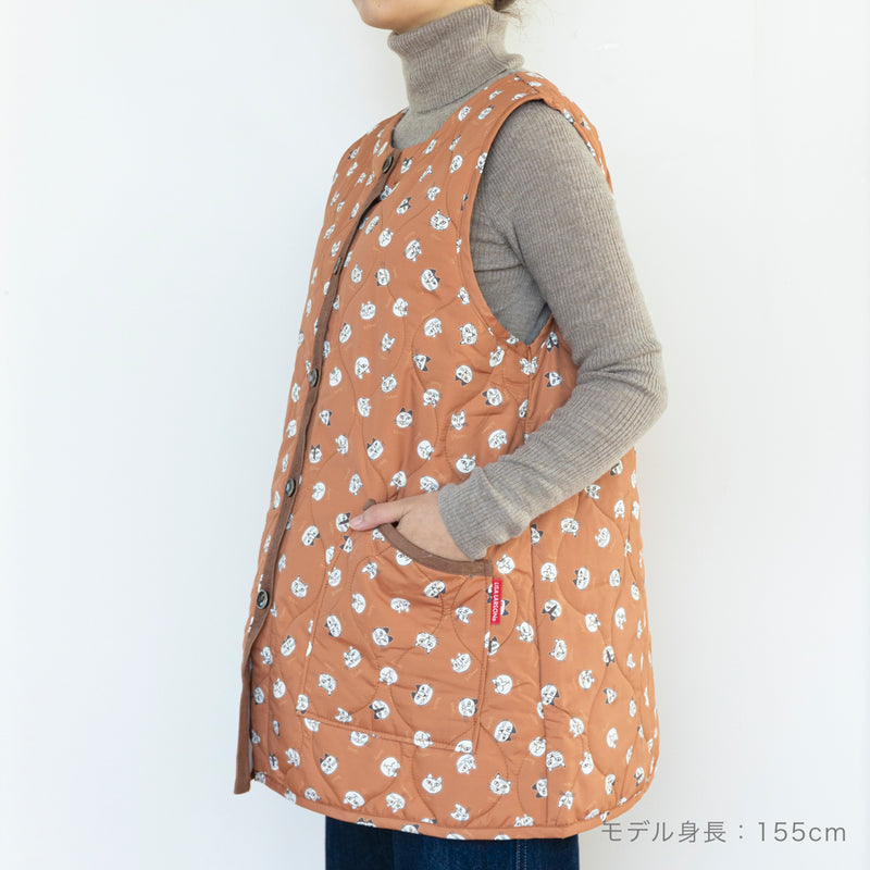 Quilt vest (sketch cats)