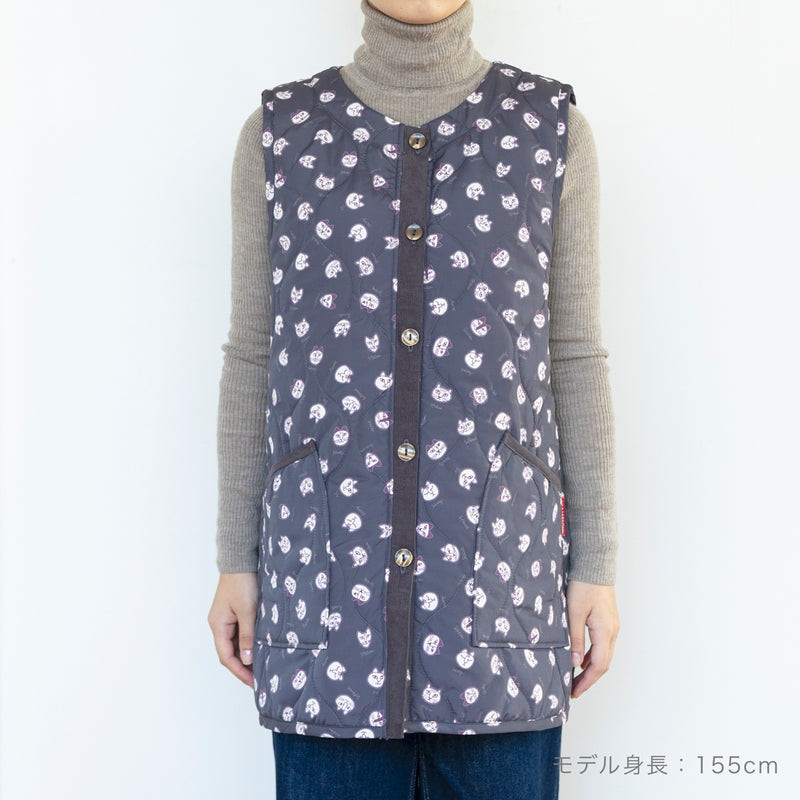 Quilt vest (sketch cats)