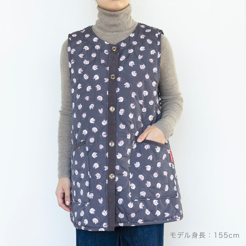 Quilt vest (sketch cats)