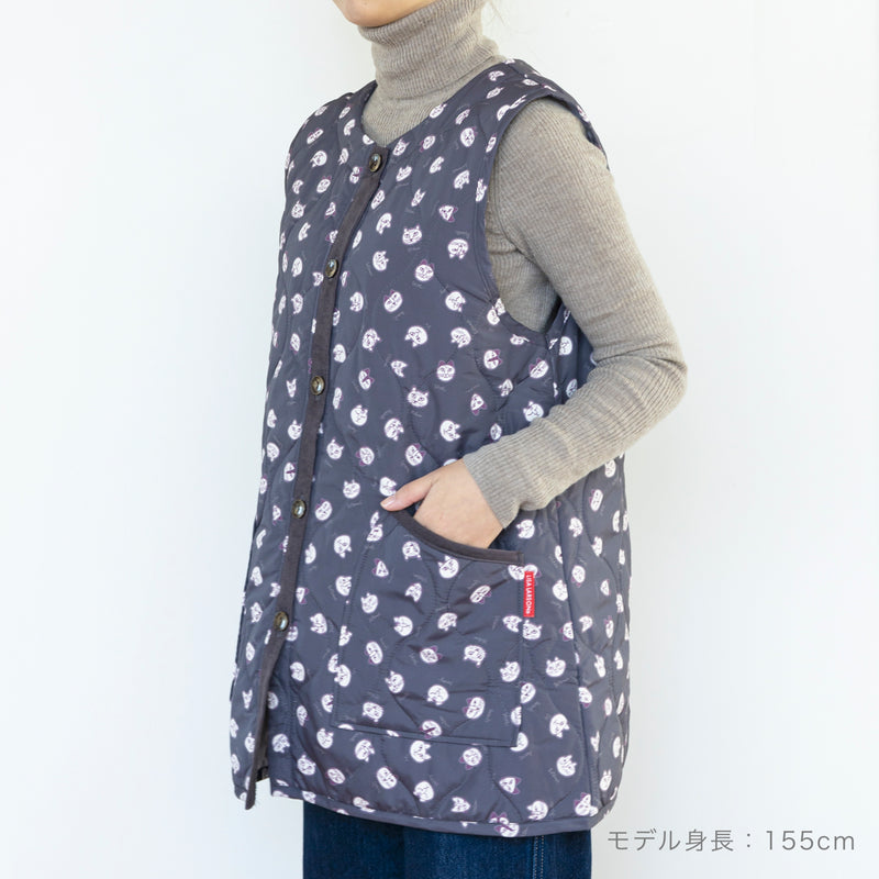 Quilt vest (sketch cats)