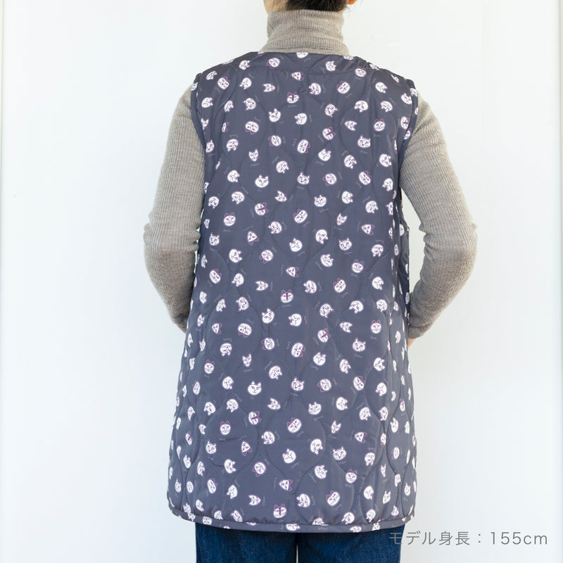 Quilt vest (sketch cats)