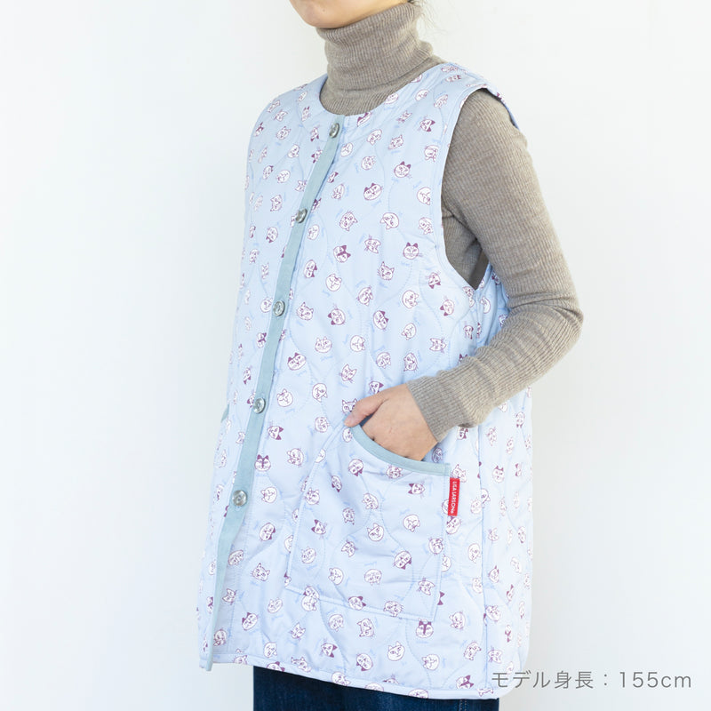 Quilt vest (sketch cats)