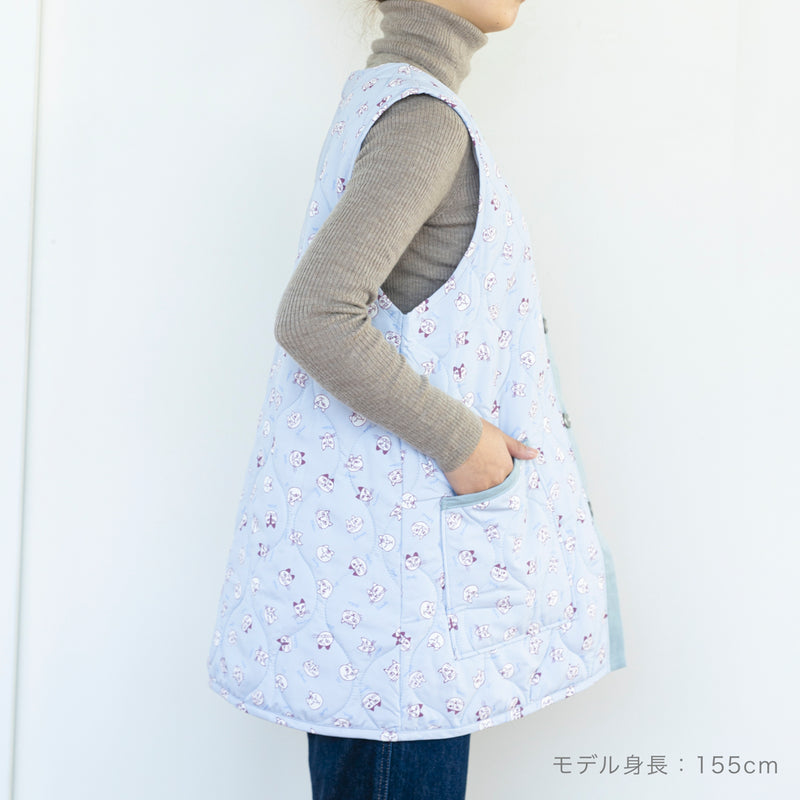 Quilt vest (sketch cats)